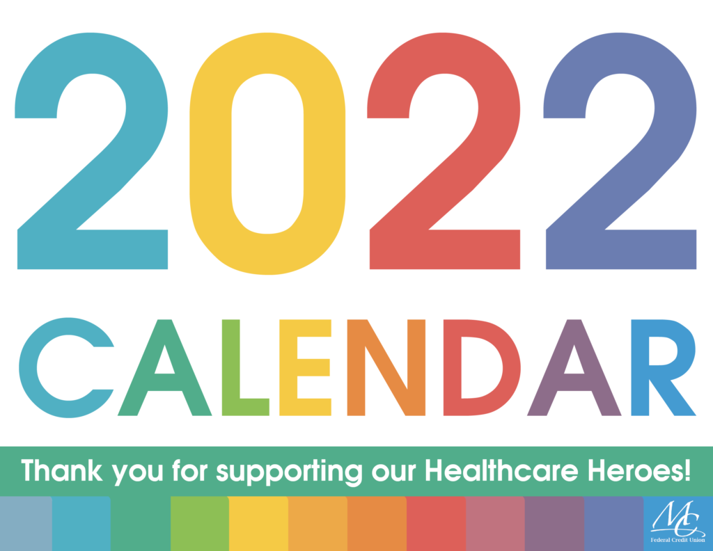 Photo of front cover of 2022 MC Federal calendar