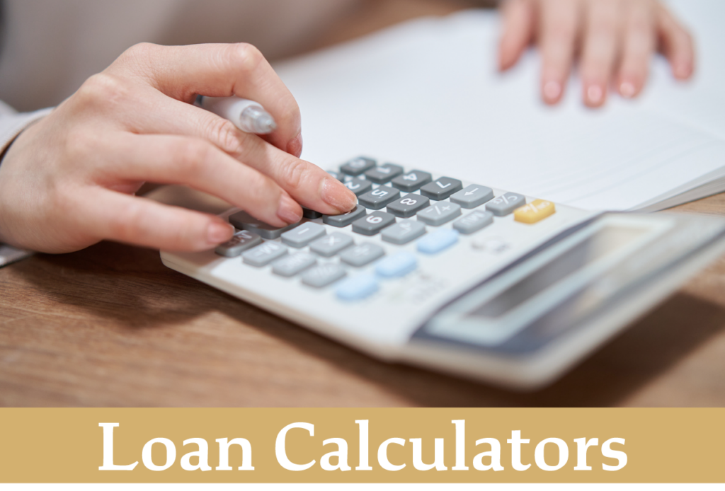 Loan Calculators - picture of a calculator